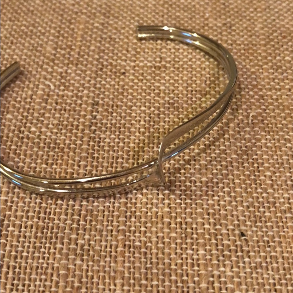 Sterling Silver .925 Double Wave Wrap Bracelet - image 8